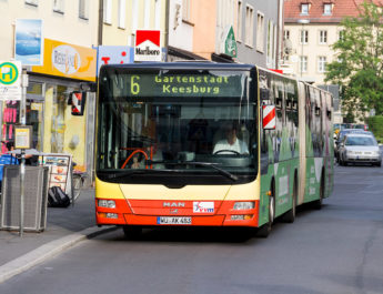 Bus der Linie 6 der WVV / Symbolbild (Foto: wuerzburg24.com)