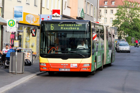 Bus der Linie 6 der WVV / Symbolbild (Foto: wuerzburg24.com)