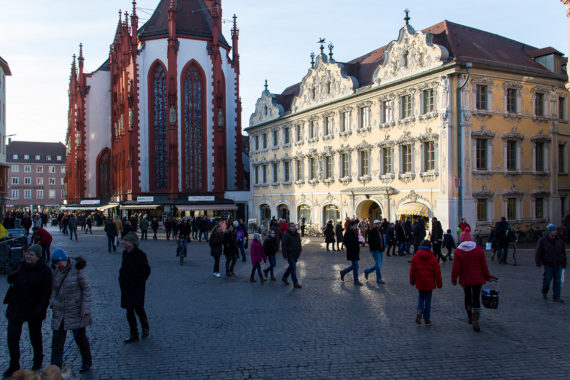 Das Falkenhaus am Würzburger Marktplatz (Foto: wuerzburg24.com)