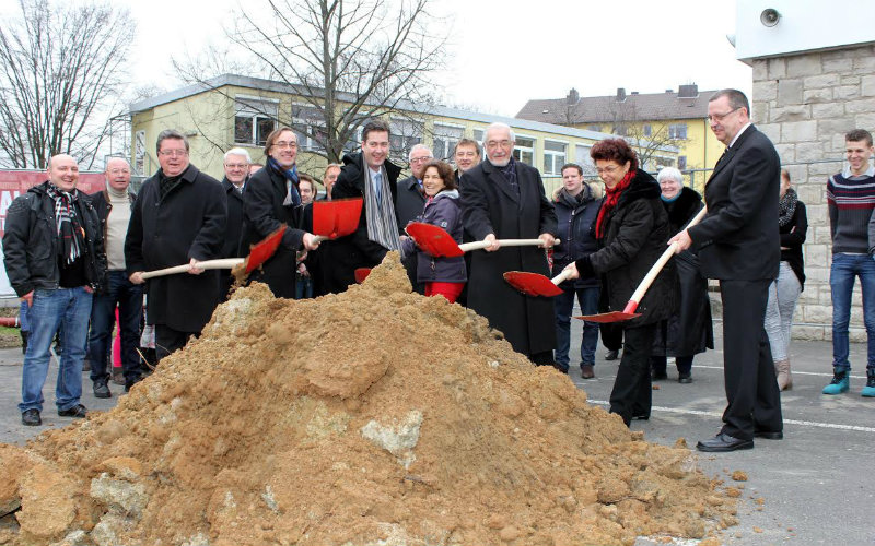 David-Schuster-Realschule wächst: Spatenstich für 4,1 Millionen-Projekt