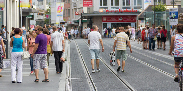 Symbolbild Fußgängerzone (Foto: wuerzburg24.com)