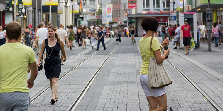 Symbolbild Fußgängerzone (Foto: wuerzburg24.com)