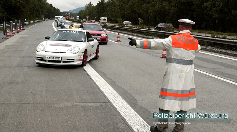 Polizeibericht Würzburg (Symbolbild: wuerzburg24.com)