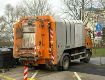 Müllauto der Stadtreiniger