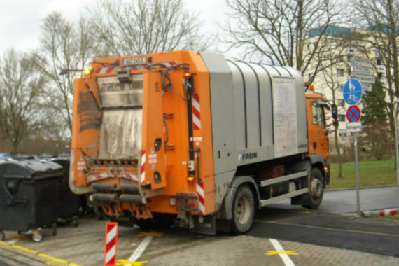 Müllauto der Stadtreiniger