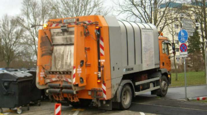 Müllauto der Stadtreiniger