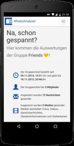 WhatsAnalyzer: Freie Web-App zum Analysieren von WhatsApp-Chats