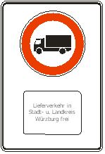 Neue Beschilderung auf dem Stadtring