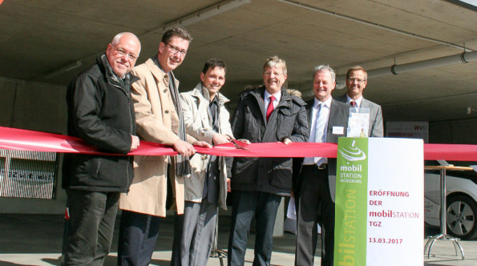 Erste Mobilstation am Hubland eröffnet