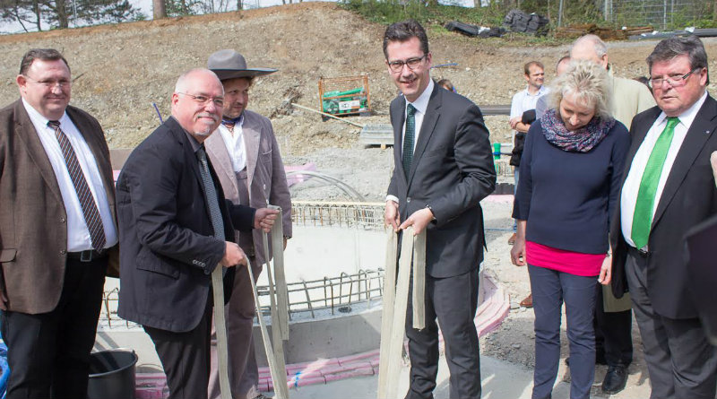 Grundsteinlegung für neue Umweltstation