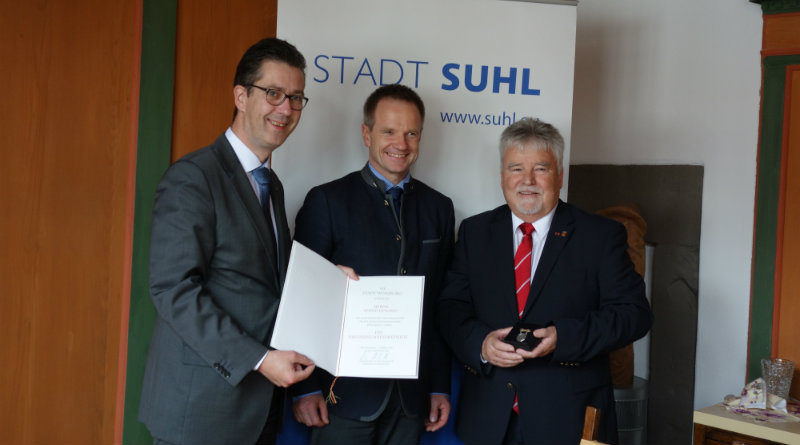 Partnerschaftsmedaille für Bernd Höland