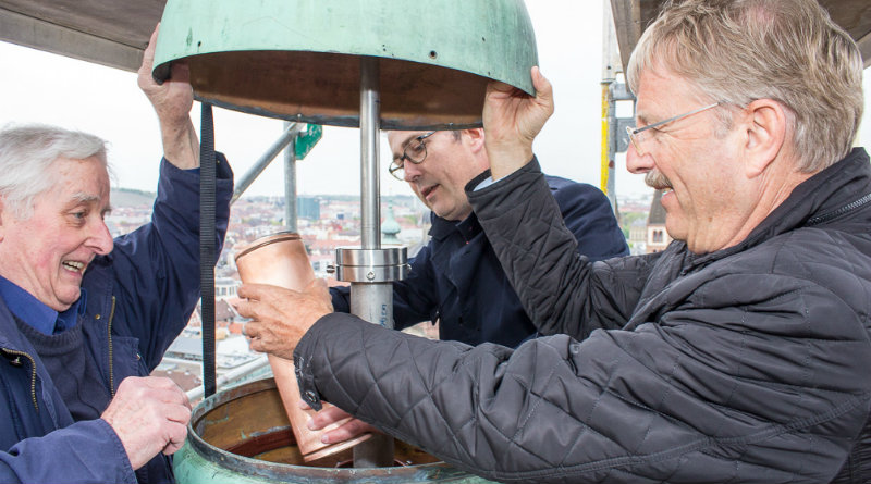 Goldene Kugel auf dem Grafeneckart birgt Dokumente als Zeitzeugen