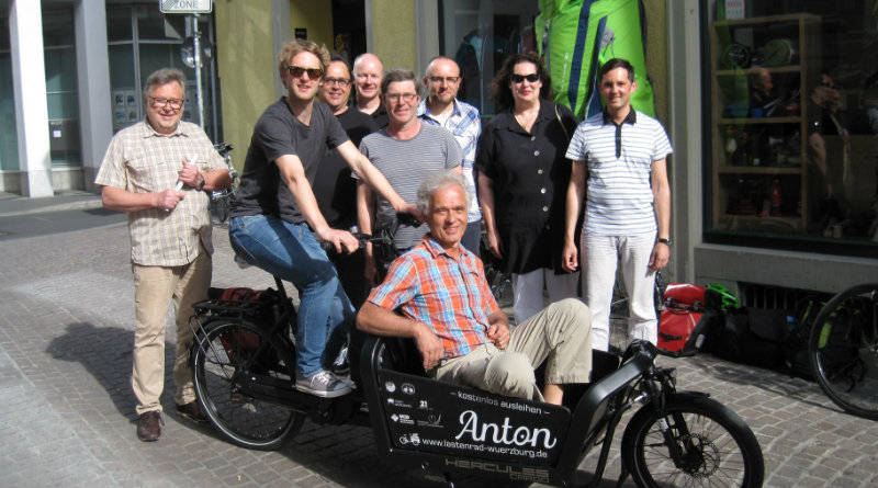 2. Freies Würzburger E-Lastenrad im Verleih (Foto: Initiative "Freies Lastenrad Würzburg")