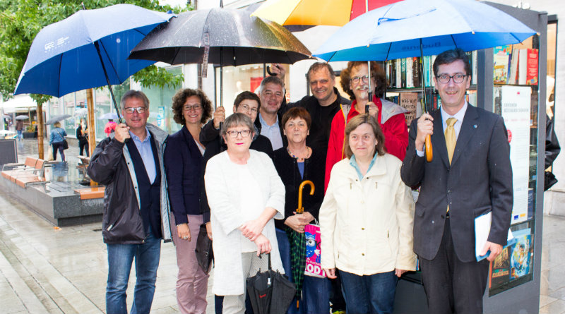 Offener Bücherschrank in der Eichhornstraße