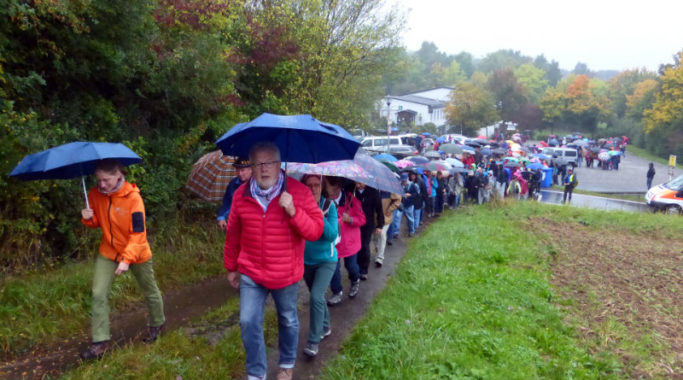 48. Grenzgang: Die Siebener mussten wetterfest sein