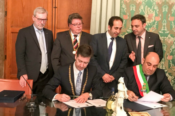 Siracusa und Würzburg besiegeln ihre Freundschaft