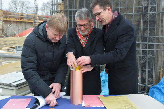 Grundsteinlegung für neues Freizeitbad in der Zellerau