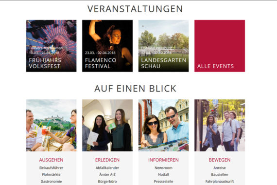 Neue Homepage für die Stadt Würzburg