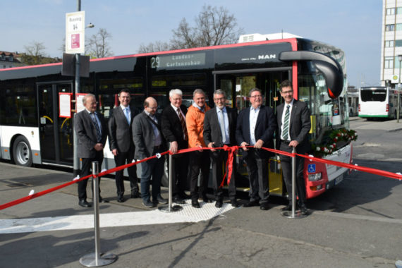 Mit der neuen Buslinie 29 zur Landesgartenschau