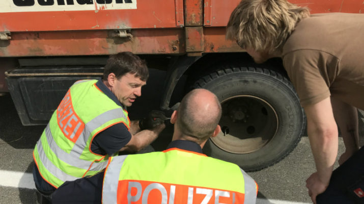 Verkehrskontrolle der Polizei - Vielzahl von Verstößen festgestellt