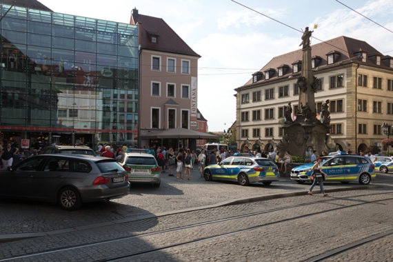 Nach verdächtiger Wahrnehmung - Polizeieinsatz in Kaufhaus