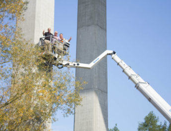 "Tiefbau" in 24 Metern Höhe