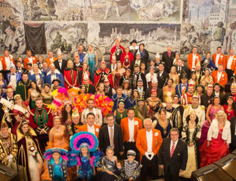 Prinzenpaarparade im Rathaus