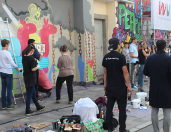 Klare Botschaften am Zellerauer Marktplätzle