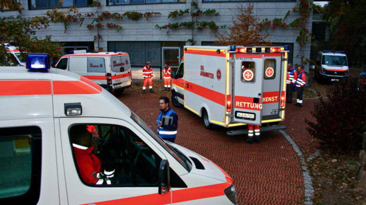 Training für den Ernstfall: Behandlungsplatz im Uniklinikum Würzburg aufgebaut