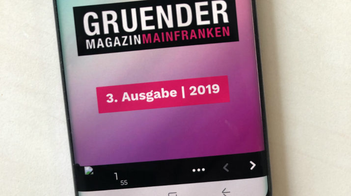 Gründermagazin Mainfranken 2019 erschienen
