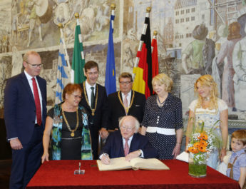 Staatsbesuch im Zeichen Europas