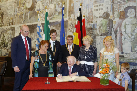 Staatsbesuch im Zeichen Europas