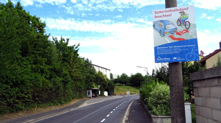 Die Stadt Würzburg klärt zum Radverkehr auf