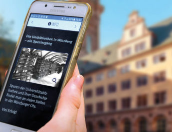 Die Uni-Bib in der Altstadt: Entdeckungsreise mit dem Smartphone