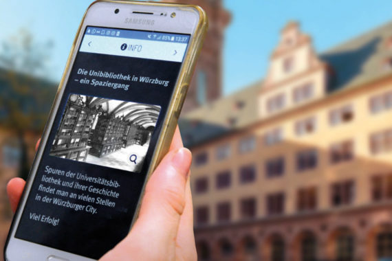 Die Uni-Bib in der Altstadt: Entdeckungsreise mit dem Smartphone