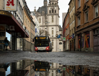 Die Haugerpfarrgasse in Würzburg