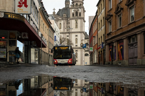 Die Haugerpfarrgasse in Würzburg