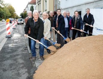 Start für Arbeiten an der Radachse 3