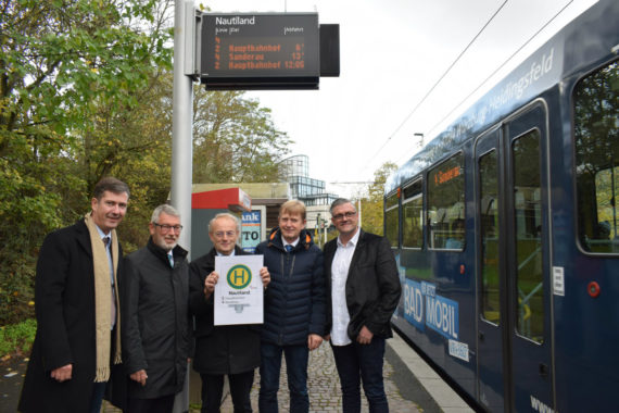 Umbenennung der Straßenbahnhaltestelle „Neunerplatz“ in „Nautiland“