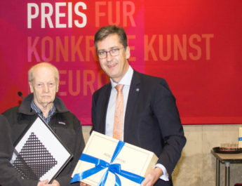 Peter C. Ruppert Preis für Konkrete Kunst an Norman Dilworth verliehen