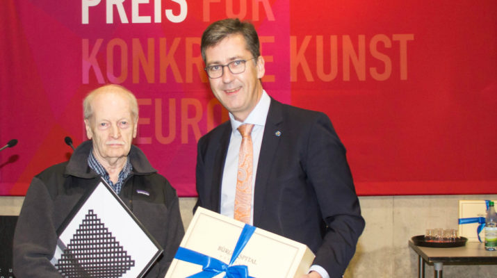 Peter C. Ruppert Preis für Konkrete Kunst an Norman Dilworth verliehen