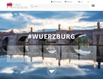 Screenshot von www.wuerzburg.de