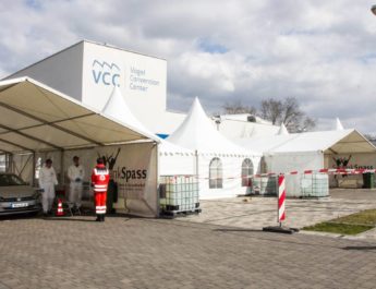 Zwei Corona-Teststrecken in Würzburg sind in Betrieb