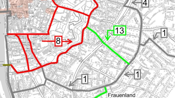 Stadt Würzburg baut Hauptradachsennetz in der Seinsheimstraße aus